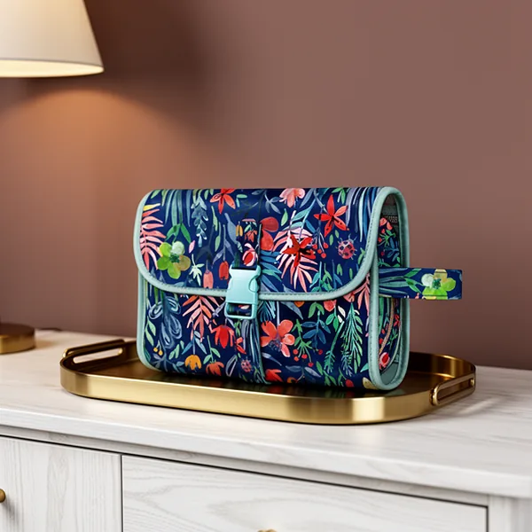 FINTIE Portable Toiletry Cosmetic Travel Bag