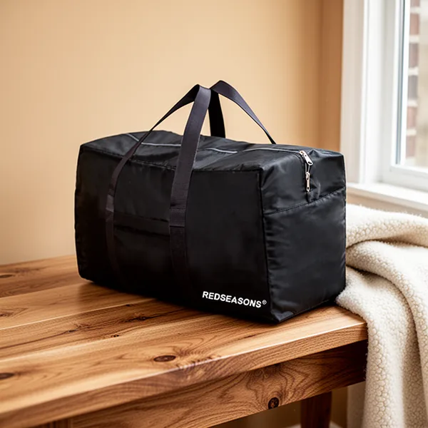 REDSEASONS Extra Large Duffle Bag, Black