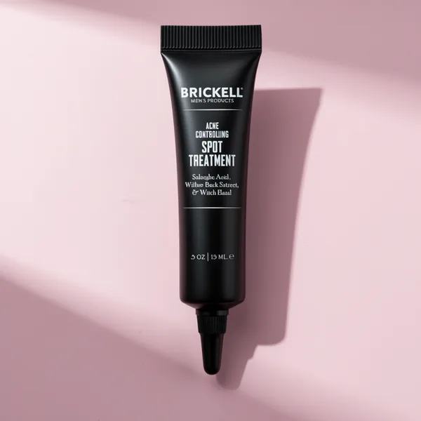 Brickell Men's Acne Controlling Spot Treatment for Men, 0.5 oz