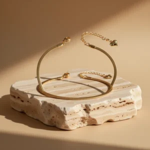 Gold-Tone Anklets for Women