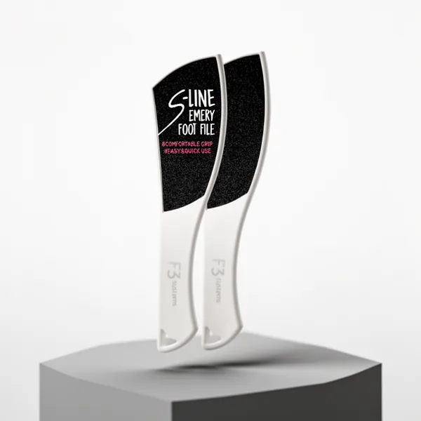 S-Line Emery Foot File Colossal Double-Sided Pedicure Tool, 2 Pieces
