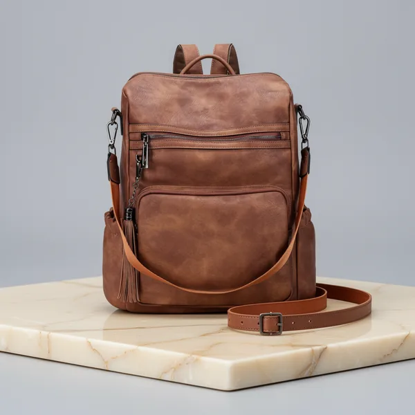 CLUCI Vegan Leather Backpack for Women