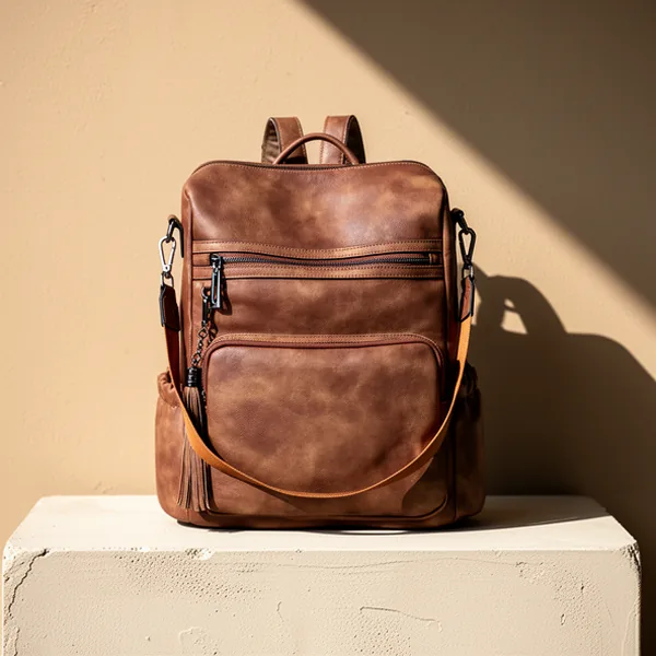 CLUCI Vegan Leather Backpack for Women