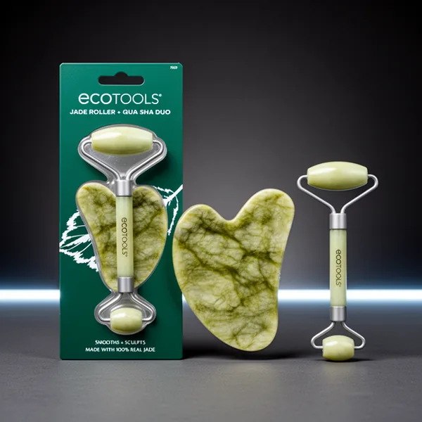 EcoTools Jade Roller and Gua Sha, Green