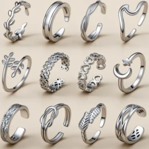 KOHOTA Toe Rings for Women, 12 Pieces