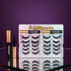 Magnetic Eyelashes with Eyeliner Kit, 10 Pairs