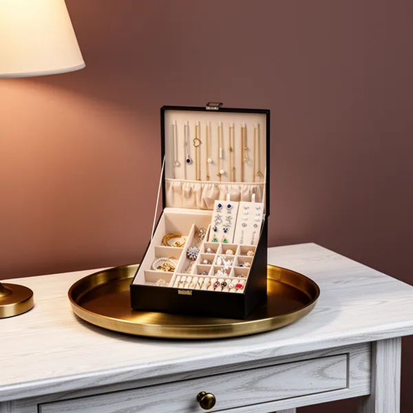 ProCase 2 Layers Jewelry Box for Women