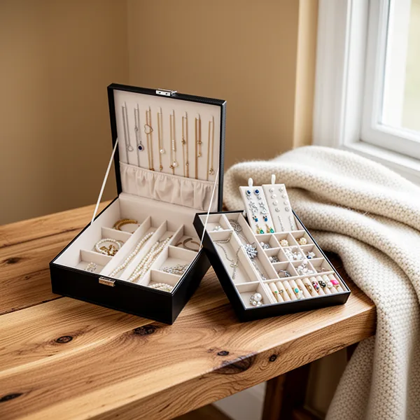 ProCase 2 Layers Jewelry Box for Women