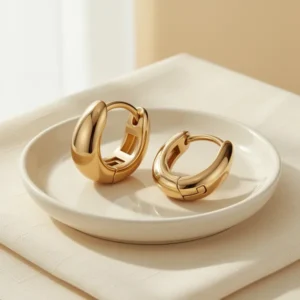 Milla Small Huggie Hoop Earrings for Women