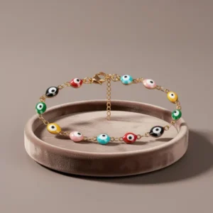 Evil Eye Bracelets for Women, 3 Pieces