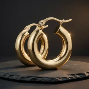 Chunky Hoop Earrings for Women