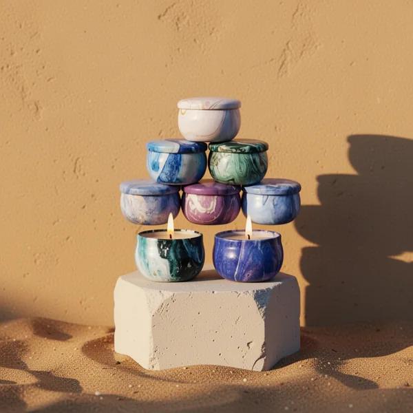Scented Candles, 9-Pack