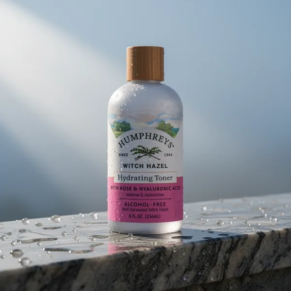 Humphreys Witch Hazel Hydrating Toner with Rose, 8 fl oz