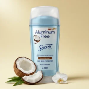 Secret Aluminum Free Deodorant for Women, 2.4 oz, 3-Pack