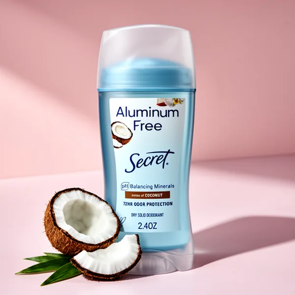 Secret Aluminum Free Deodorant for Women, 2.4 oz, 3-Pack