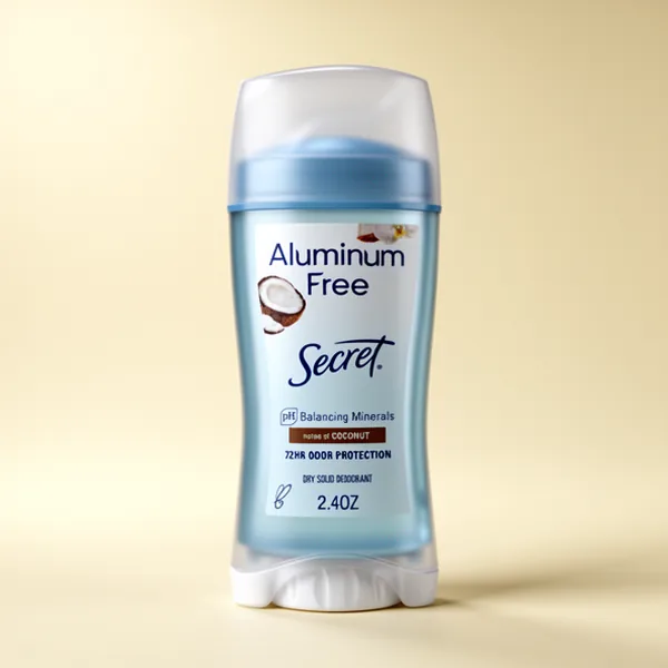 Secret Aluminum Free Deodorant for Women, 2.4 oz, 3-Pack