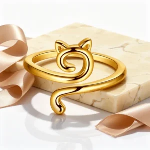beautlace Cute Cat Adjustable Rings