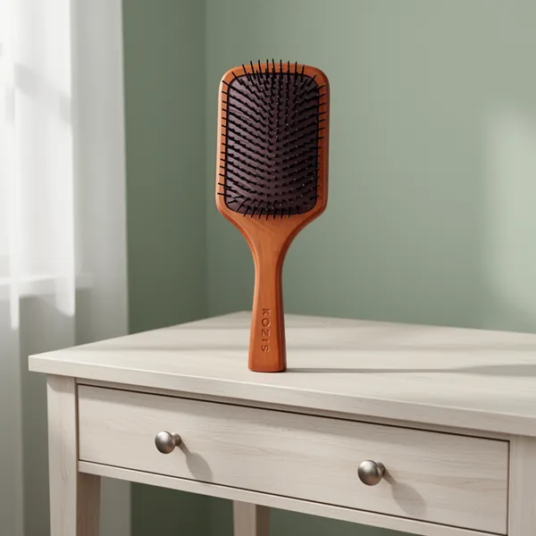 KOZIS Wooden Paddle Hair Brush
