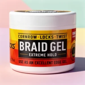 AllDay Locks Braid Gel Extreme Hold Moisturizing Edge Control, 10 oz