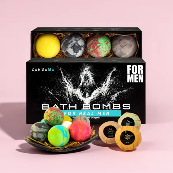 Bath Bombs for Men, 8-Pack