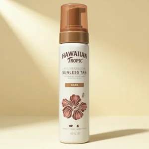 Hawaiian Tropic Sunless Tan Dark Self-Tanning Foam Self Tanner, 6.7 oz