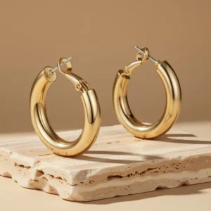 sovesi Chunky Hoop Earrings for Women