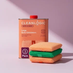 Cleanlogic Exfoliating Body Scrubber, 3 Count