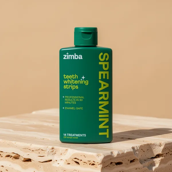 Zimba Spearmint Flavored Teeth Whitening Strips