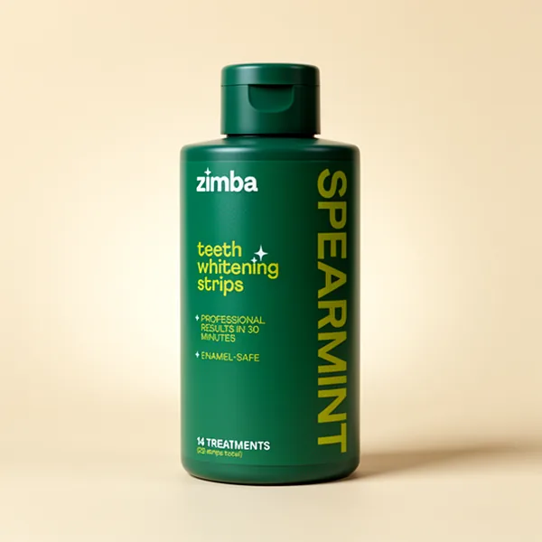 Zimba Spearmint Flavored Teeth Whitening Strips