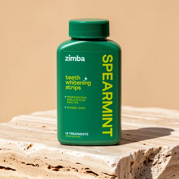Zimba Spearmint Flavored Teeth Whitening Strips