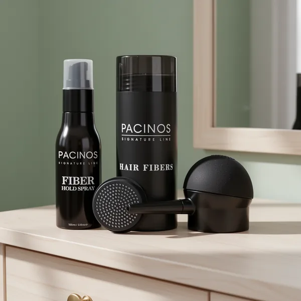 Pacinos Hair Fiber Kit, Black