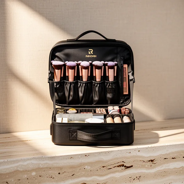 Relavel Makeup Bag, Black