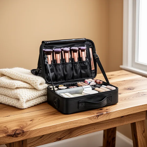 Relavel Makeup Bag, Black