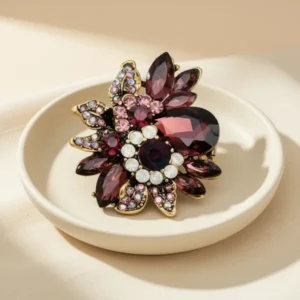 CSY Luxury Froral Cocktail Statement Rings