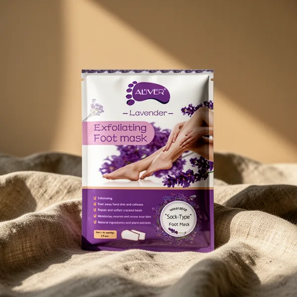ALIVER Foot Peeling Mask, 5-Pack, Lavender