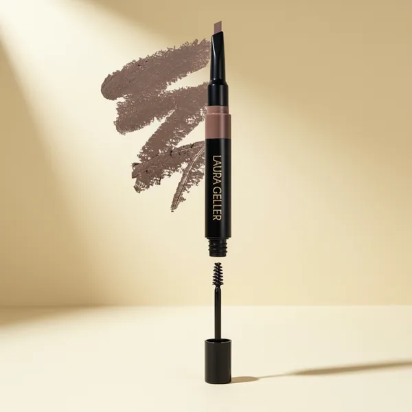 LAURA GELLER Sculpt-N-Stay 2-in-1 Eyebrow Pencil, Taupe