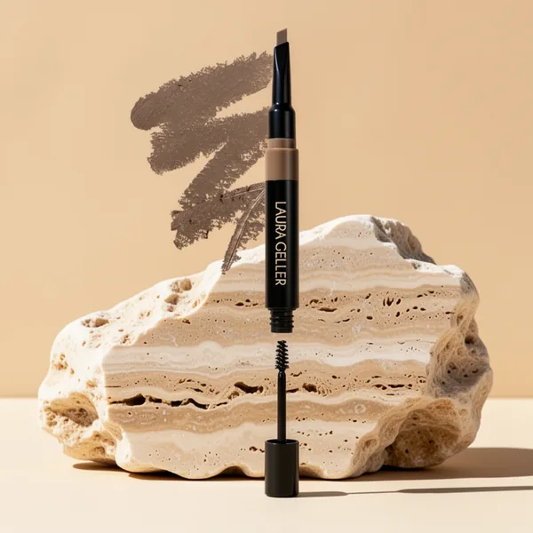 LAURA GELLER Sculpt-N-Stay 2-in-1 Eyebrow Pencil, Taupe
