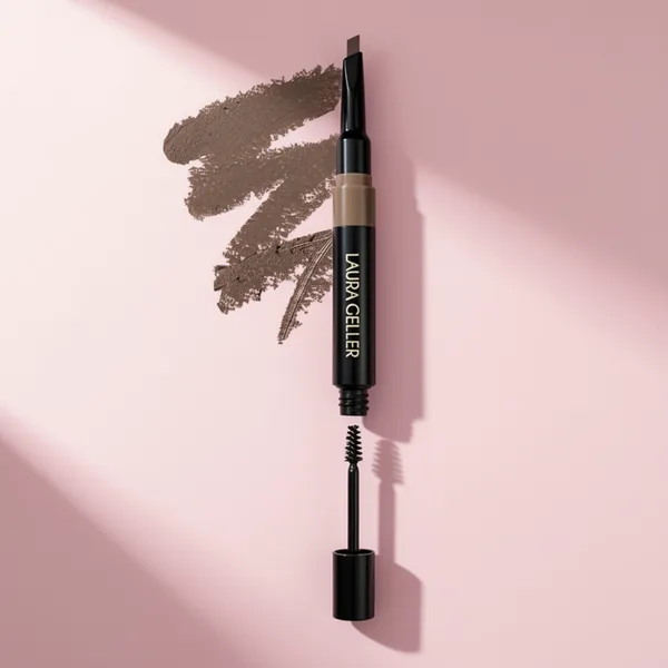 LAURA GELLER Sculpt-N-Stay 2-in-1 Eyebrow Pencil, Taupe
