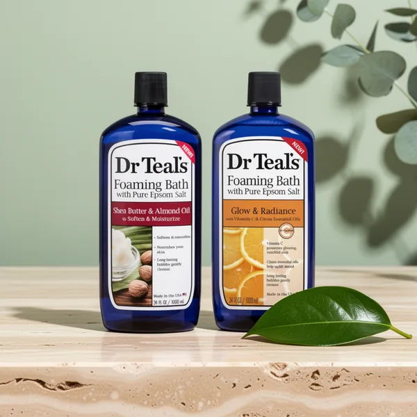Dr Teal's Foaming Bath Combo Pack Moisturizing Shea Butter & Almond, 68 fl oz