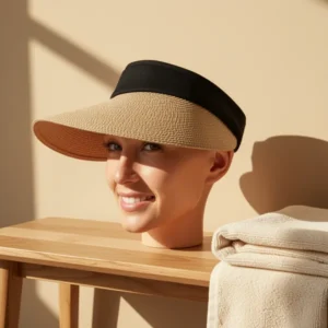 Women Straw Sun Visor Hat