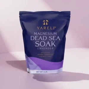 Yareli Magnesium Flakes Dead Sea Bath Soak Lavender, 5 lb