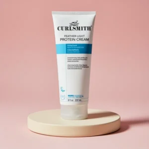 CURLSMITH Feather Light Protein Styling Cream for Curly Hair, 8 oz