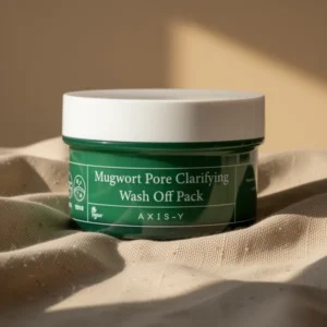 AXIS-Y Mugwort Pore Clarifying Wash Off Pack Face Exfoliator, 3.38 fl oz