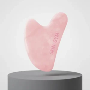 Skin Gym Rose Quartz Heart Gua Sha