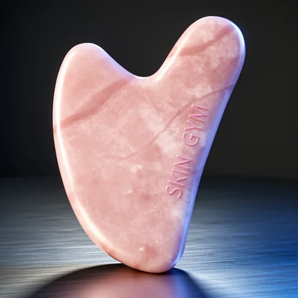 Skin Gym Rose Quartz Heart Gua Sha