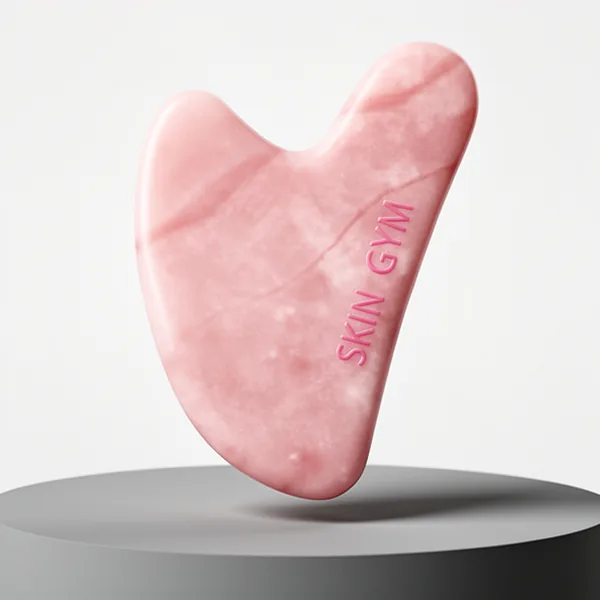 Skin Gym Rose Quartz Heart Gua Sha