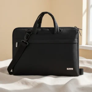 Voova 13.3- Laptop Sleeve with Handle, 13-Inch, Black