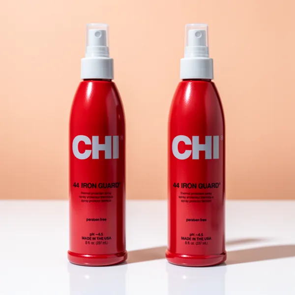 CHI 44 Iron Guard Thermal Protection Spray, 8 oz, 2-Pack, Clear