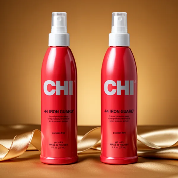 CHI 44 Iron Guard Thermal Protection Spray, 8 oz, 2-Pack, Clear