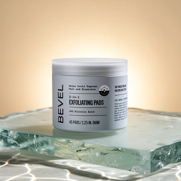 Bevel 10% Glycolic Acid Toner Pads for Face